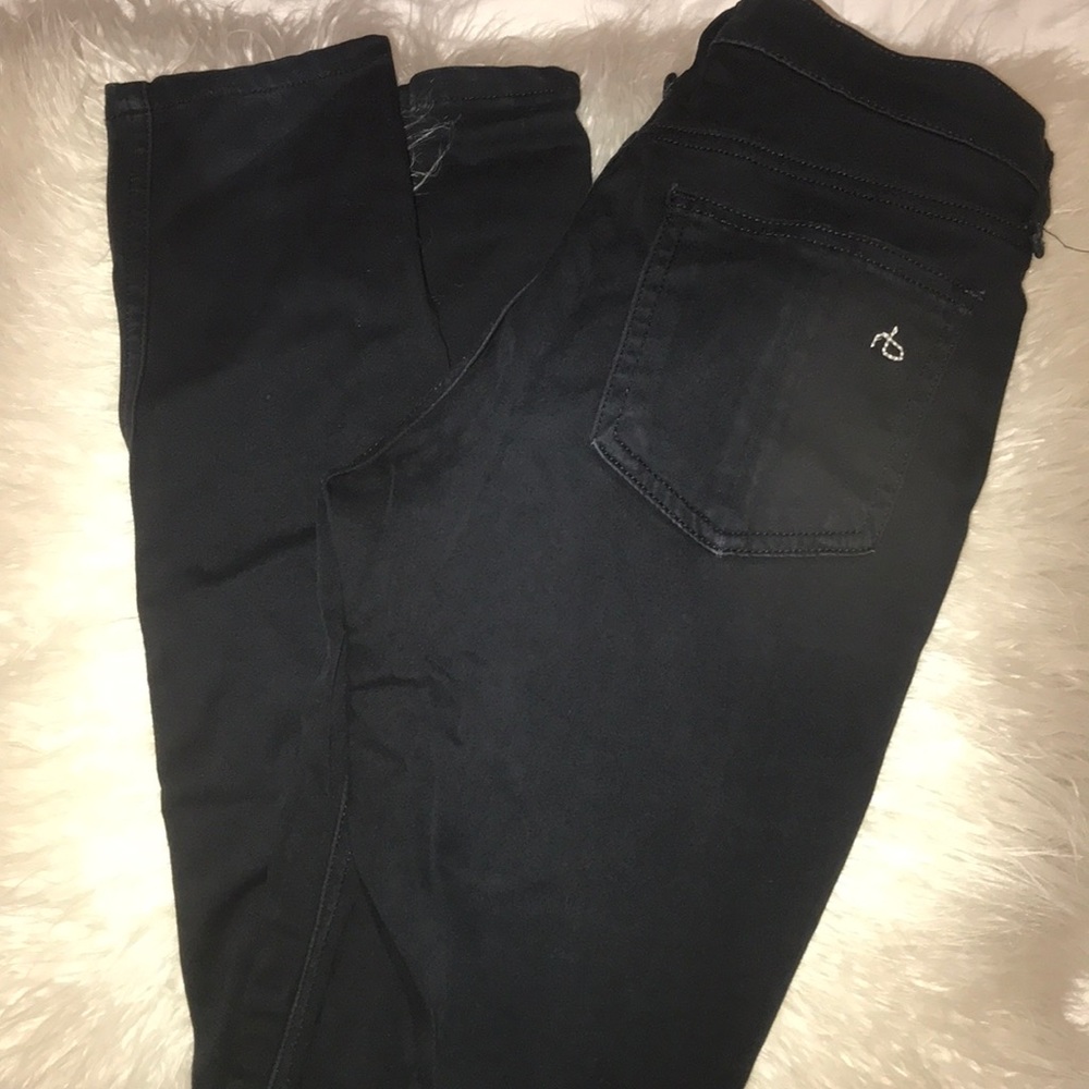 Rag and bone black leggings jeans